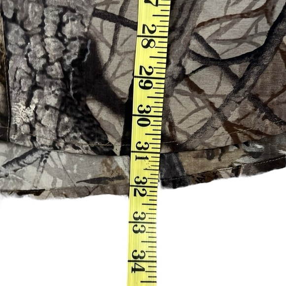 Remington Vented Camo Long Sleeve Shirt Button Front Realtree Hardwood Hunter XL - Picture 6 of 13